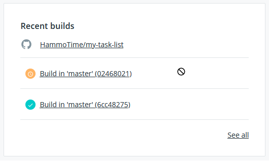 Checking for a successful deployment via web browser